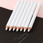 5PCS Diy White Crayon Beauty Nail Art Painting Suction Dot Drill Pen Back To School School Supplies Kawaii Stationery Colors For