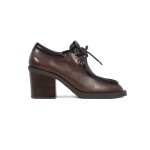 Block Heel Loafer -brown