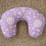 Feeding Pillow Cover Colourful Pastel Unicorn Amendments Set