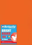 Board – A4 160GSM Bright – Pack Of 100 Orange – BRD008O