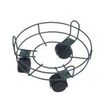 25.5CM Olive Green Mobile Plant Tray With Brake Wheels