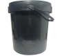 20 L Plastic Bucket Black