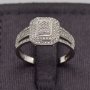 9CT White Gold Dress Ring