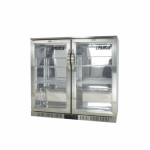 Back Bar Bottle Cooler 2 Door Hinged