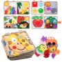 Montessori Early Education Enlightenment Busy Board Toys 3D Story Cloth Book Colorful Fine Motor Skills Learning Toys Travel Toys Birthday Gift