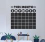 Calendar Chalkboard Sticker