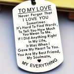 Show Your Love With A Special Keychain Gift - Perfect For Anniversaries Valentines Birthdays Boyfriends & Girlfriends