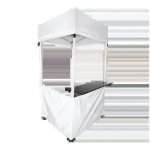 1×1 Aluminium Kiosk With Shelf