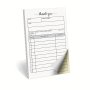 Receipt Book & 2 Parts Of Carbonless Paper - S Order Small Business Invoice Book - 50 Sheets Of White/yellow Each