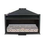 1200 Entertainer Cut For Gas 6 Burner Shallow Built-in Braai