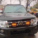 Round LED Strobe Warning Light 12V