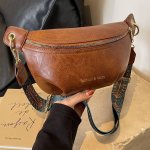 Vintage Solid Color Chest Bag Retro Crossbody Bag Women's Casual Waist Bag & Fanny Pack Unisex Bag For Daily Use Bum Bag Fanny P