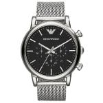 Emporio Armani Chronograph Mesh Steel Strap Mens Watch AR1808