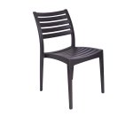 Rimini Chair Slatted - Charcoal