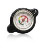1.8 Bar Radiator Cap 25.6PSI High Pressure Radiator Cap With Temperature Gauge Compatible With Honda Kawasaki Suzuki Yamaha Polaris Ranger Husqva