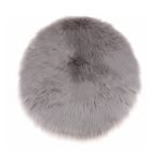 Home Rug Super Soft Faux Fur Round