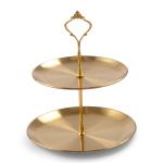 Goldair Gold 2 Tier Cake Stand