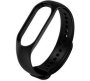 Silicone Strap For Xiaomi Mi Band 7/6/5 18 Mm Silicone Watch Strap Black