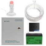 Ajax Alarm Status 12V LED Kit Including Lithium Battery Backup