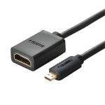 UGreen 20134-20134 Micro HDMI Male To HDMI Female Adapter - Black
