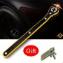 Car Labor-saving Jack Ratchet Wrench Scissors Jack Garage Tire Wheel Hub Wrench Handle Labor-saving Wrench Car Repair Tools