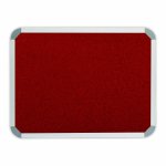 Info Board Aluminium Frame - 900 600MM - Burgandy