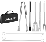 - 9 Piece Stainless Steel Bbq Grill Accessories Braai Tools Set