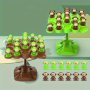 1PC Monkey Balance Tree Focuses On Training Concentration And Puzzle Stacking Double Interactive Balance Children's Toys Halloween Christmas Gift