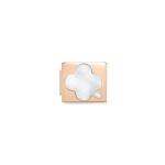 Composable Glam Link Four Leaf Clover Rose Finish