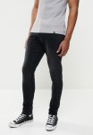 Trench Fit Super Skinny Jeans - Chrome