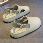 Men's Non Slip Durable Solid Color Eva Clogs Closed Round Toe Beach Slippers Indoor & Outdoor Casual Activities