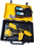 Zs - 2 In 1 Set Cordless Ratchet Wrench 1 4 Inch Cordless Impact Wrench 1 2 Inch