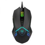 T-dagger Senior 4800DPI 7 BUTTON|180CM Cable|ambi-design|rgb Backlit Gaming Mouse – Black