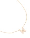 Kids Gold Cubic Zirconia Letter Q Necklace