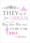 Princess Dream - Acrylic Wall Print - 600MM X 600MM