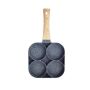 Four-hole Non-stick Thick Breakfast Cooking Pan - ID-63