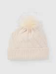 Penelope Pointelle Beanie - 0 Cream