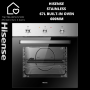 Hisense Stainless 67L Built-in Oven - 60CM