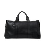 Monogram Patch Weekender -black