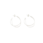 Olympic Classic Silver Hoop Earrings - Silver