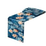 Deep Blue Table Runner