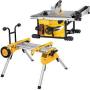DeWalt Table Saw 210MM 1850W With Rolling Stand DWE7485RS-QS