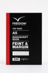 Freedom Stationery Hard Cover A5 Manuscript Book 192 Page
