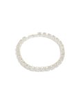 Silver Diamante Square Tennis Bracelet