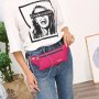 1PC Fashion Multi-pocket Waist Bag For Running Travel Outdoor Cycling Large Capacity Mobile Phone Bag Coin Purse Fanny Pack With Earphone Hole