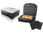 Taurus Black 2 Slice Sandwich Maker With Interchangable Plates - 968411
