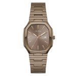 Guess Coffee Date Watch With Bronze Sunray Dial