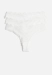 3-PACK Lace Brazilian Briefs - White