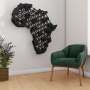 Africa Wine Display - 780 X 850 X 150 Mm 24 Bottles / Matt Black