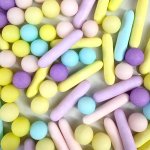 Pastel Ball And Rod Mix